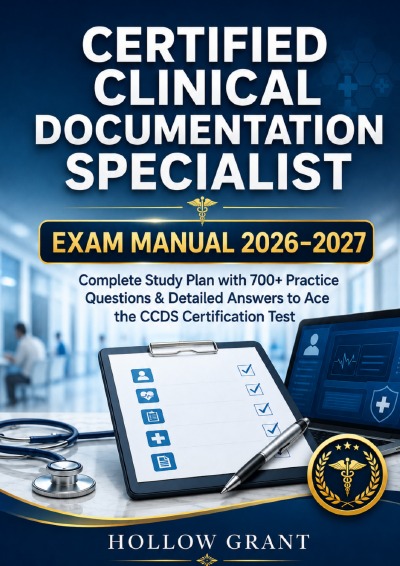 'Cover von Certified Clinical Documentation Specialist Exam Manual 2026–2027'-Cover