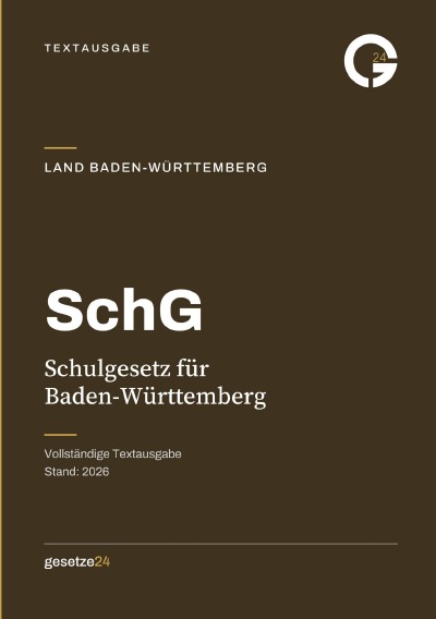 'Cover von SchG – Schulgesetz für Baden-Württemberg'-Cover