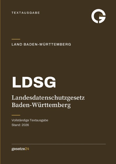 'Cover von LDSG – Landesdatenschutzgesetz Baden-Württemberg'-Cover