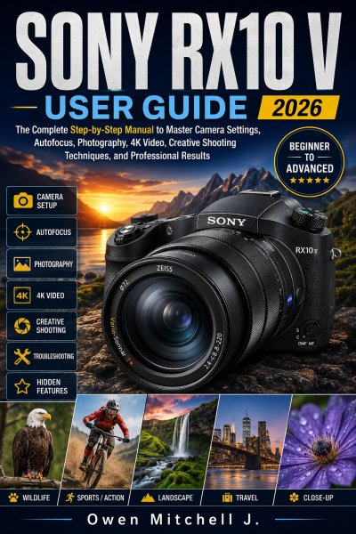 'Cover von SONY RX10 V USER GUIDE 2026'-Cover