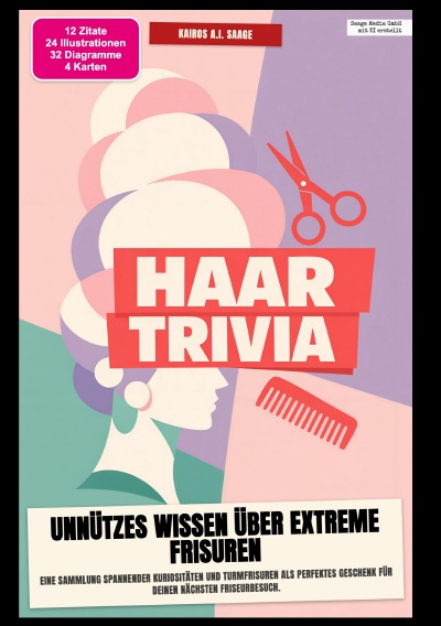 'Cover von Haar-Trivia: Unnützes Wissen über extreme Frisuren'-Cover