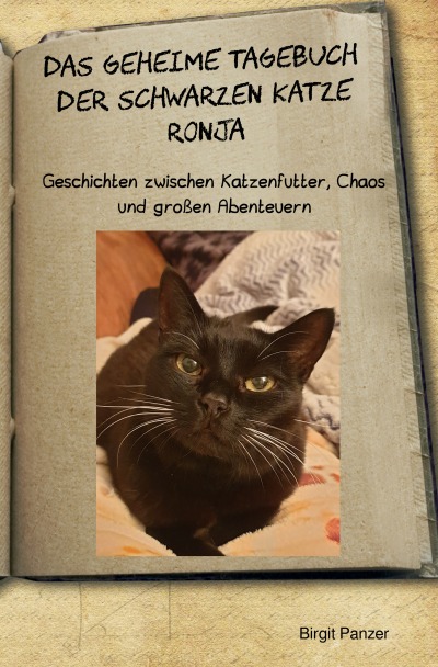 'Cover von Das geheime Tagebuch der schwarzen Katze Ronja'-Cover