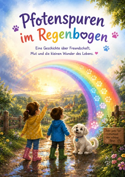 'Cover von Pfotenspuren im Regenbogen'-Cover