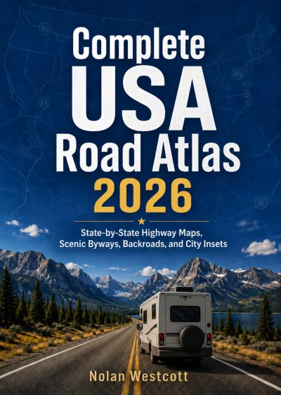 'Cover von Complete USA Road Atlas 2026'-Cover
