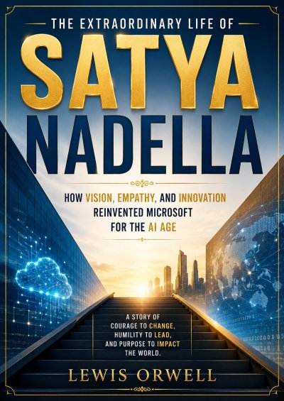 'Cover von The Extraordinary Life of Satya Nadella'-Cover