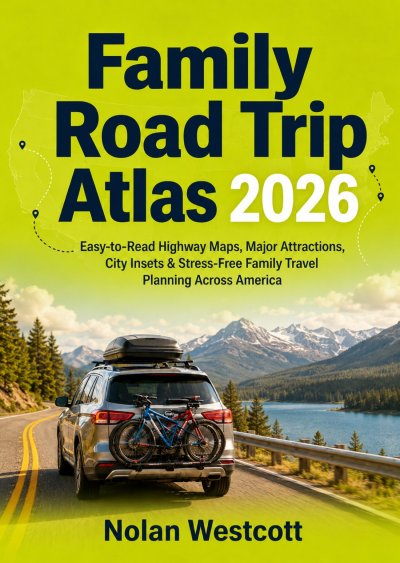 'Cover von Family Road Trip Atlas 2026'-Cover