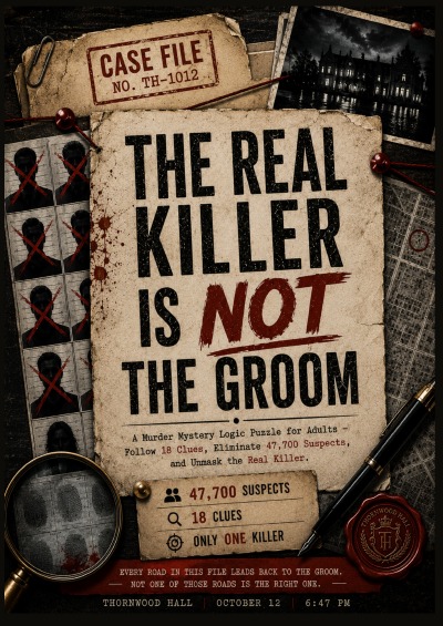 'Cover von The Real Killer Is Not The Groom'-Cover