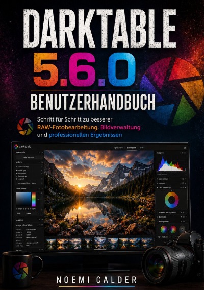 'Cover von Darktable 5.6.0 Benutzerhandbuch'-Cover