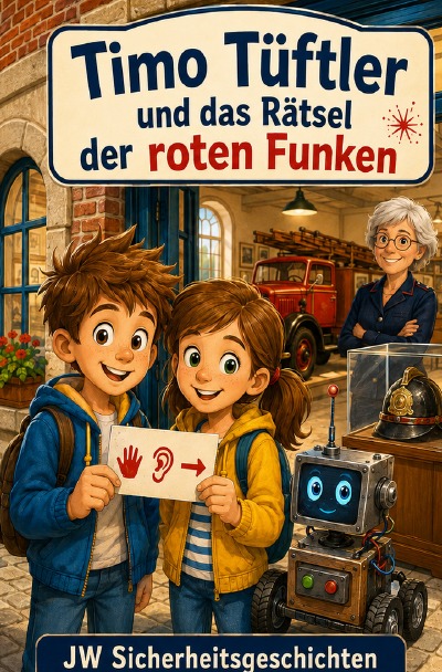 'Cover von Timo Tüftler und das Rätsel der roten Funken'-Cover