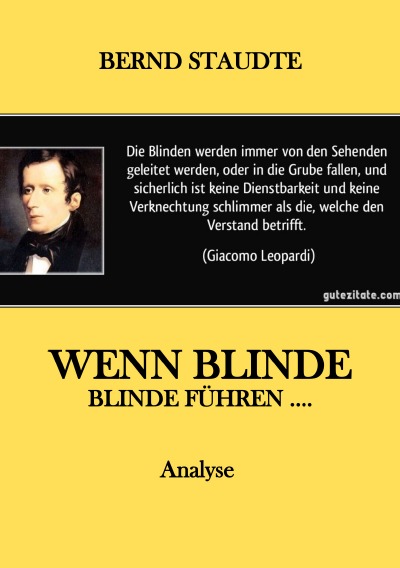 'Cover von Wenn Blinde Blinde führen….'-Cover
