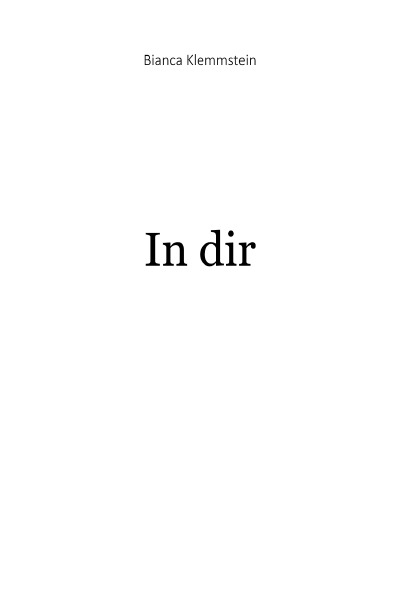 'Cover von In dir'-Cover