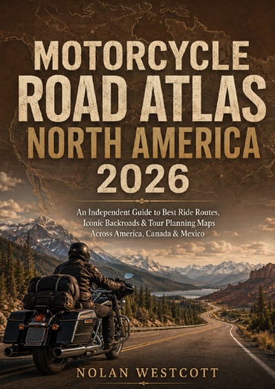 'Cover von Motorcycle Road Atlas North America 2026'-Cover
