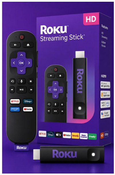 'Cover von Roku Streaming Stick HD with Voice Remote'-Cover