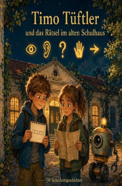 'Cover von Timo Tüftler und das Rätsel im alten Schulhaus'-Cover