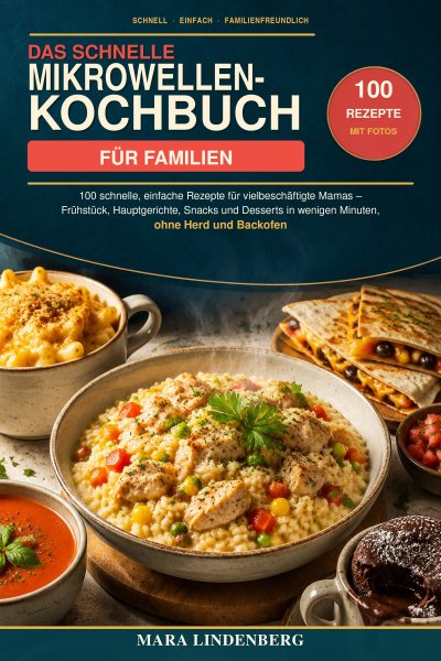 'Cover von Das schnelle Mikrowellen-Kochbuch für Familien'-Cover