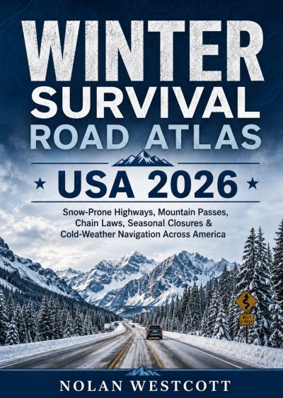 'Cover von Winter Survival Road Atlas USA 2026'-Cover