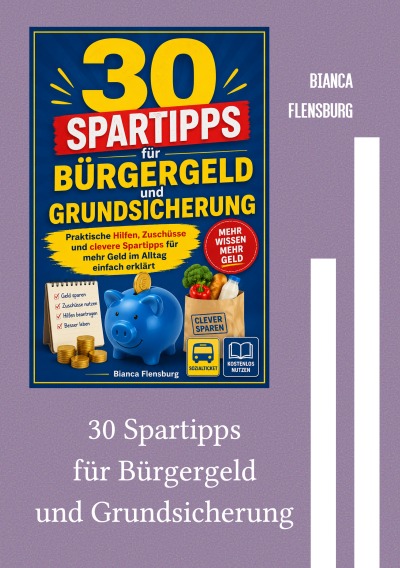 'Cover von 30 Spartipps für Bürgergeld und Grundsicherung'-Cover