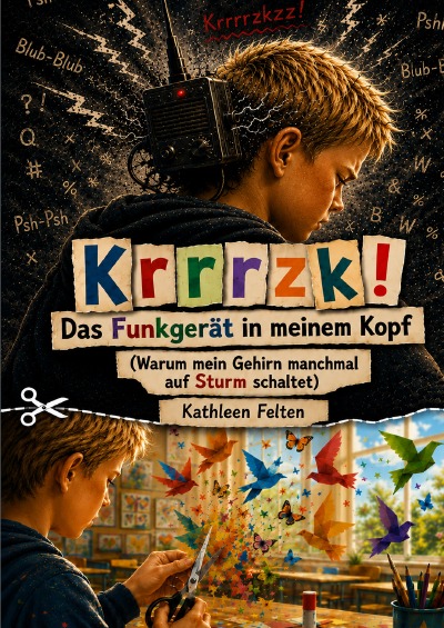 'Cover von Krrrzk! Das Funkgerät in meinem Kopf (Warum mein Gehirn manchmal auf Sturm schaltet)'-Cover