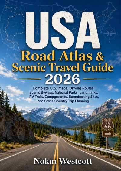 'Cover von USA Road Atlas & Scenic Travel Guide 2026'-Cover