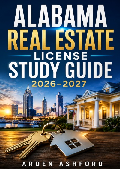 'Cover von Alabama Real Estate License Study Guide 2026–2027'-Cover