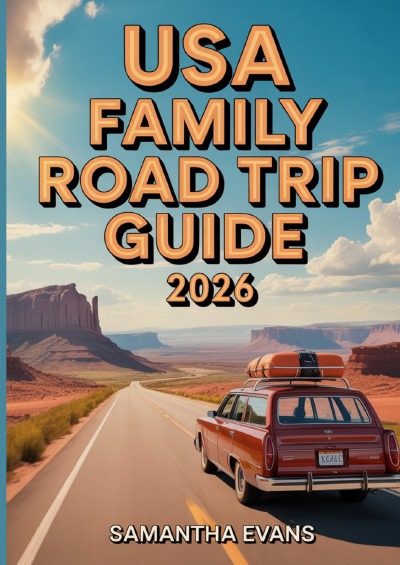 'Cover von USA Family Road Trip Guide 2026'-Cover