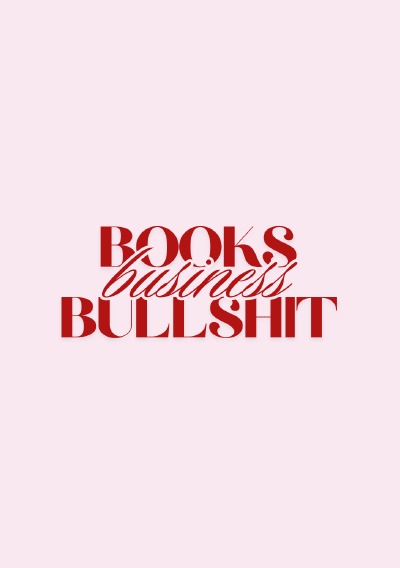 'Cover von Notizbuch „Books. Business. Bullshit.“'-Cover