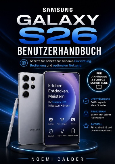 'Cover von Samsung Galaxy S26 Benutzerhandbuch'-Cover