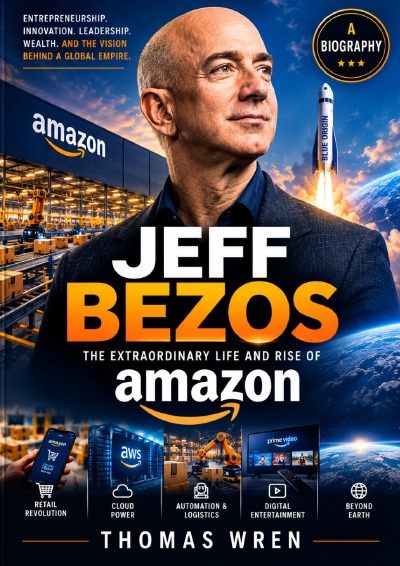 'Cover von Jeff Bezos: The Extraordinary Life and Rise of Amazon'-Cover