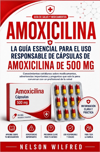 'Cover von La guía esencial para el uso responsable de cápsulas de amoxicilina de 500 mg'-Cover