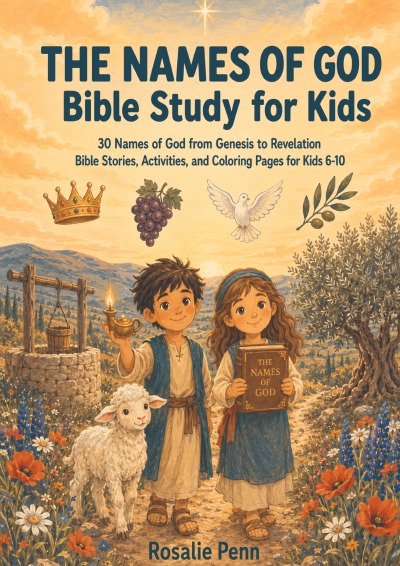 'Cover von The Names of God Bible Study for Kids'-Cover