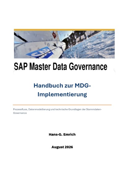 'Cover von Handbuch zur SAP MDG-Implementierung'-Cover