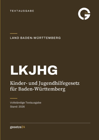 'Cover von LKJHG – Kinder- und Jugendhilfegesetz für Baden-Württemberg'-Cover