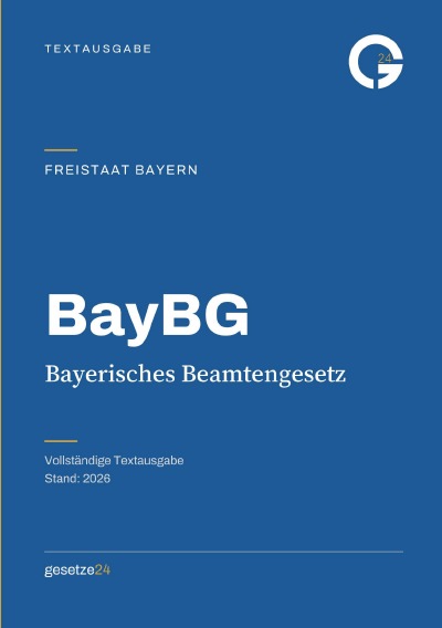 'Cover von BayBG – Bayerisches Beamtengesetz'-Cover