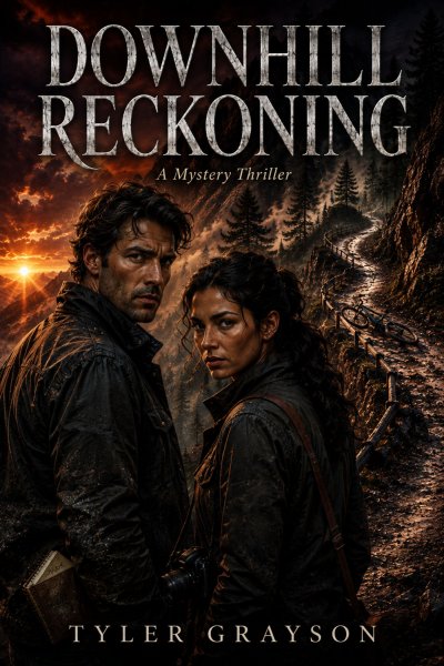 'Cover von Downhill Reckoning – A Mystery Thriller'-Cover