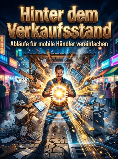 'Cover von Hinter dem Verkaufsstand'-Cover