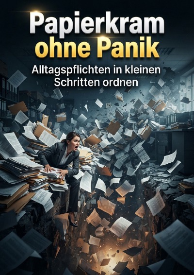 'Cover von Papierkram ohne Panik'-Cover