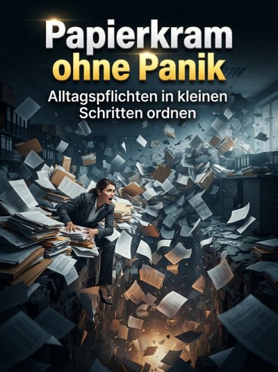 'Cover von Papierkram ohne Panik'-Cover