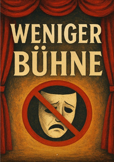 'Cover von Weniger Bühne'-Cover