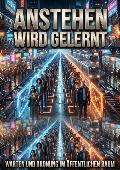 'Cover von Anstehen wird gelernt'-Cover