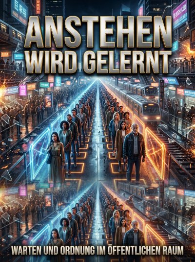 'Cover von Anstehen wird gelernt'-Cover