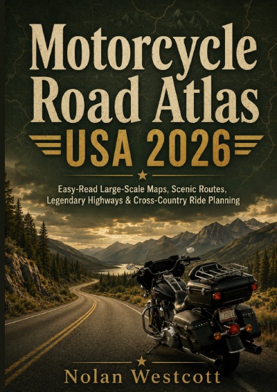 'Cover von Motorcycle Road Atlas USA  2026'-Cover