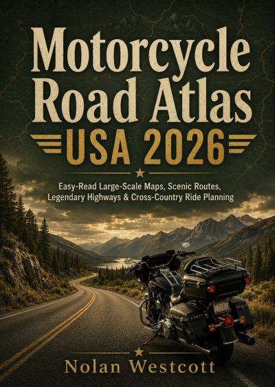 'Cover von Motorcycle Road Atlas USA  2026'-Cover