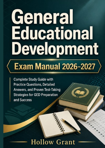 'Cover von General Educational Development Exam Manual 2026–2027'-Cover
