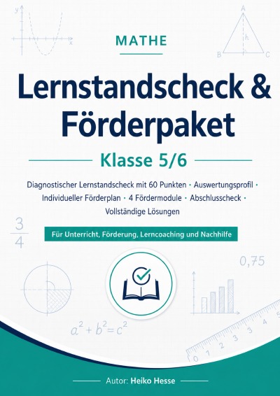 'Cover von Lernstandscheck & Förderpaket – Klasse 5/6'-Cover
