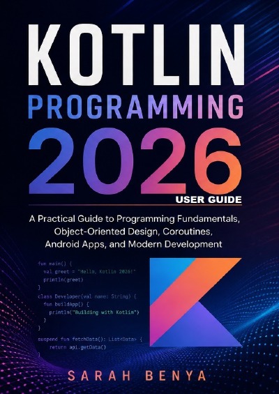 'Cover von Kotlin Programming 2026 User Guide'-Cover