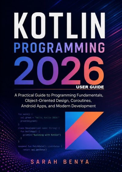 'Cover von Kotlin Programming 2026 User Guide'-Cover