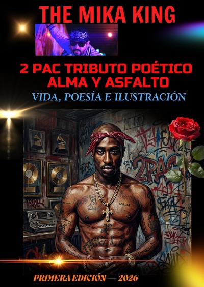'Cover von 2 PAC TRIBUTO POÉTICO ALMA Y ASFALTO Vida, Poesía e Ilustración The Mika King'-Cover