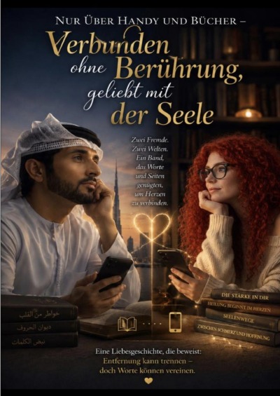 'Cover von Nur über Handy und Bücher – Verbunden ohne Berürung, geliebt mit der Seele'-Cover
