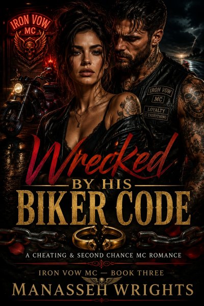 'Cover von Wrecked By His Biker Code'-Cover