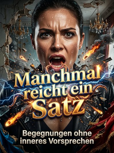 'Cover von Manchmal reicht ein Satz'-Cover